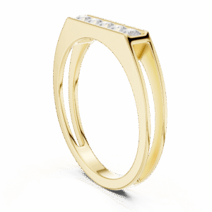 18kt Yellow Gold Men's Diamond Ring - GJPJGR17